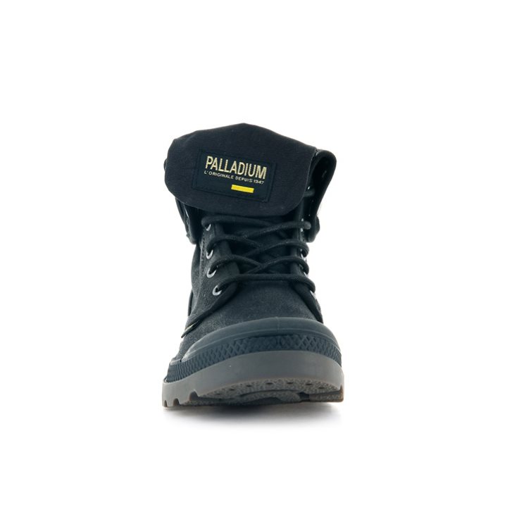 Dámské Boty Palladium Pampa Baggy WAX Černé | CZ ENY-32B